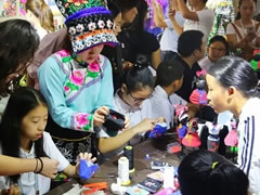 太惊艳！华体hth登录入口美术工作坊在四川省展现场被观众“包围”！