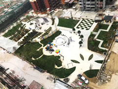 工程进度播报 | 中庭园林实景呈现，地下车位初见雏形！
